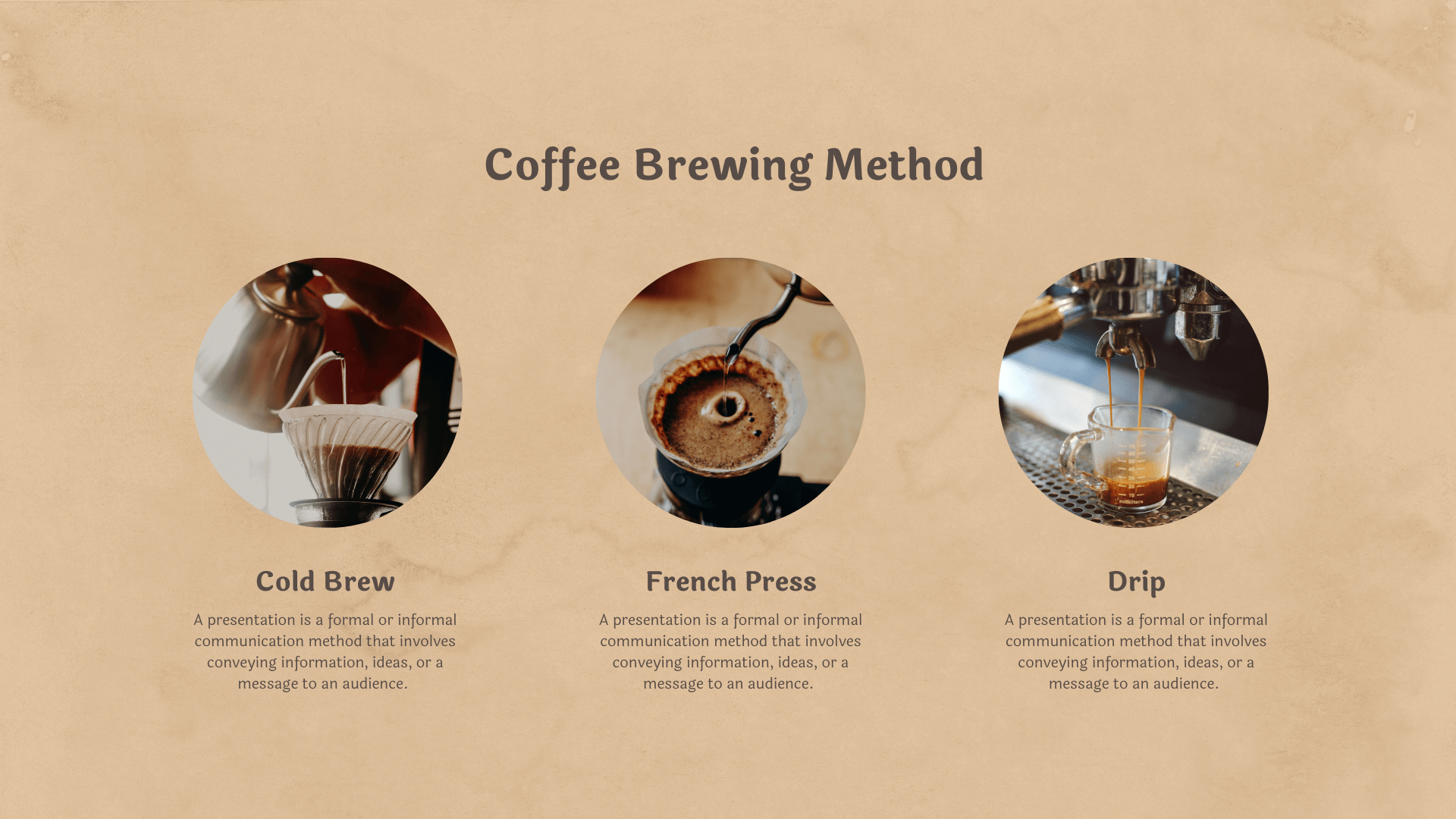 Coffee Brewing