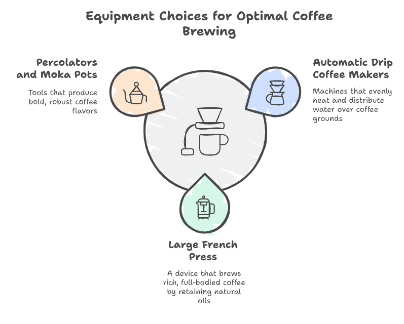 equipment choices for optimal coffee brewing