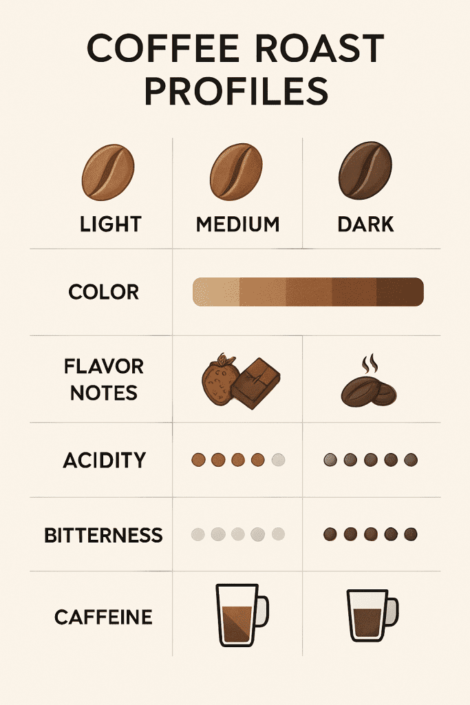 Roast Comparison Profiles