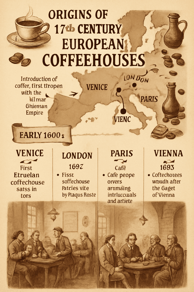 Tracing the first European coffeehouses and their founders