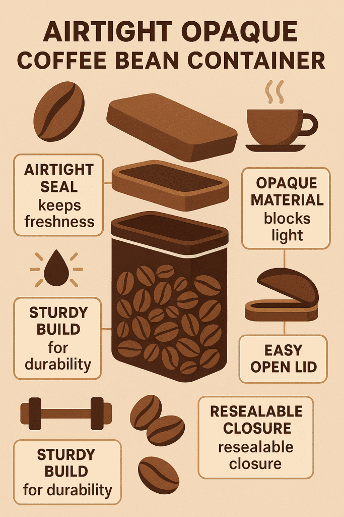 Airtight, Opaque Containers