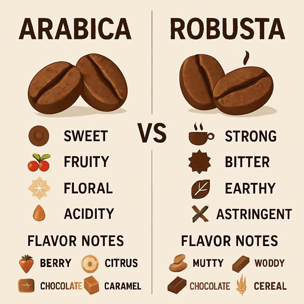 Taste profile infographic