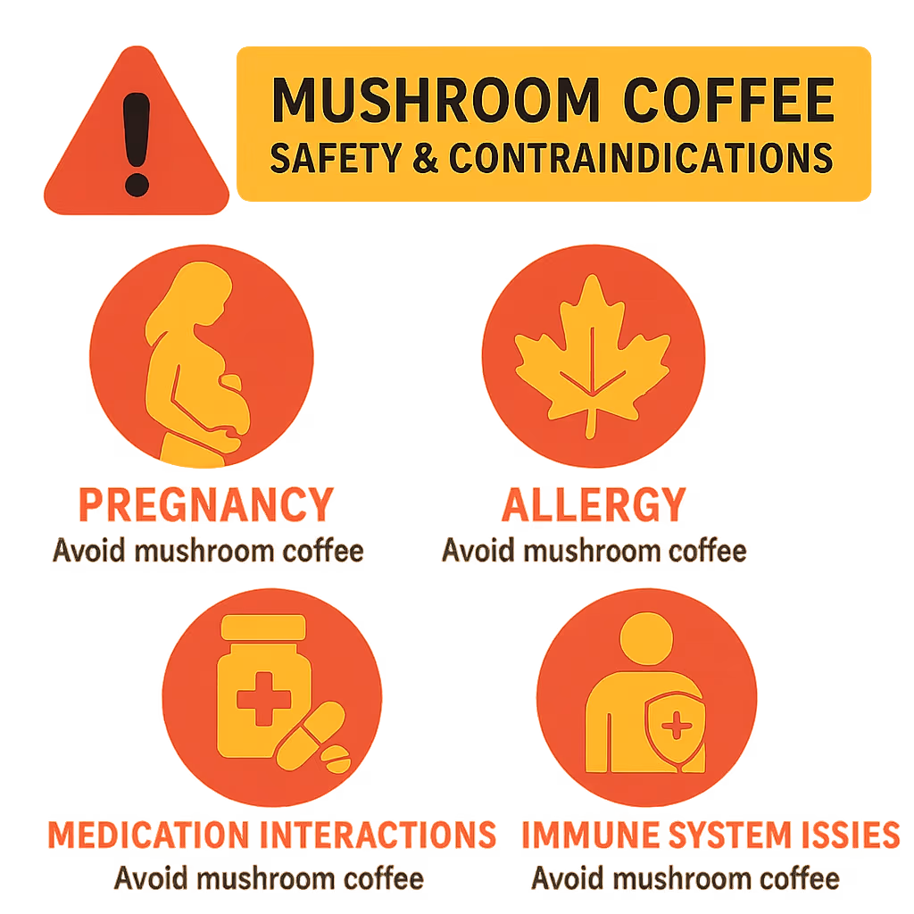 Mushroom Coffee Safety Guidelines and Contraindications