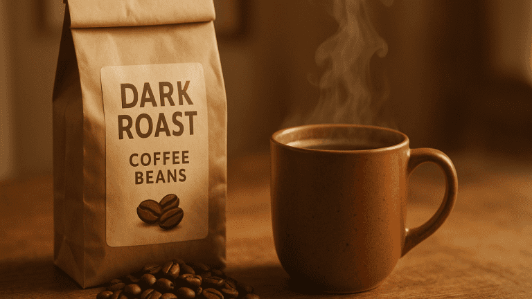 dark roast coffee beans