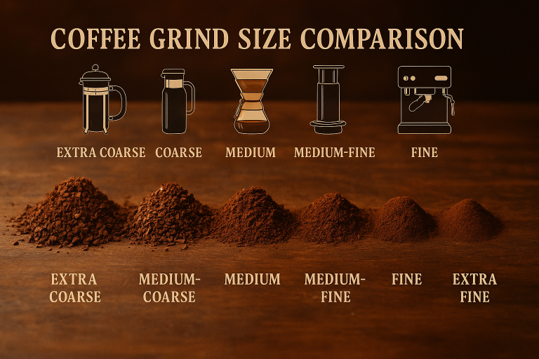 Coffee Grind Size Chart: Perfect Grind for Every Brew ☕📊