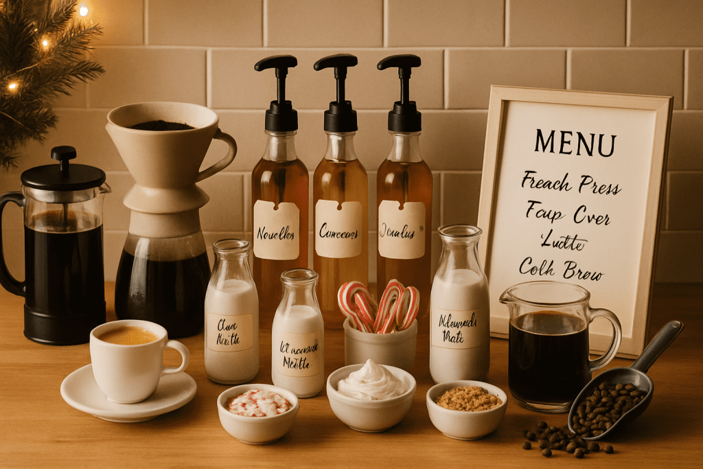 DIY Coffee Bar Setup for Holiday Entertaining
