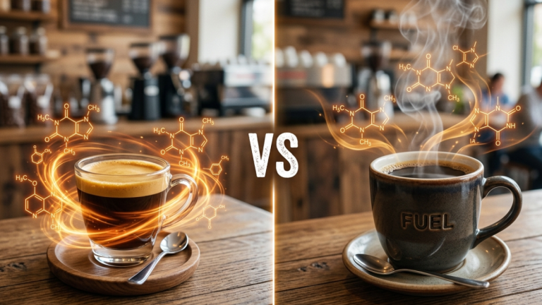 Espresso vs Drip Coffee Caffeine