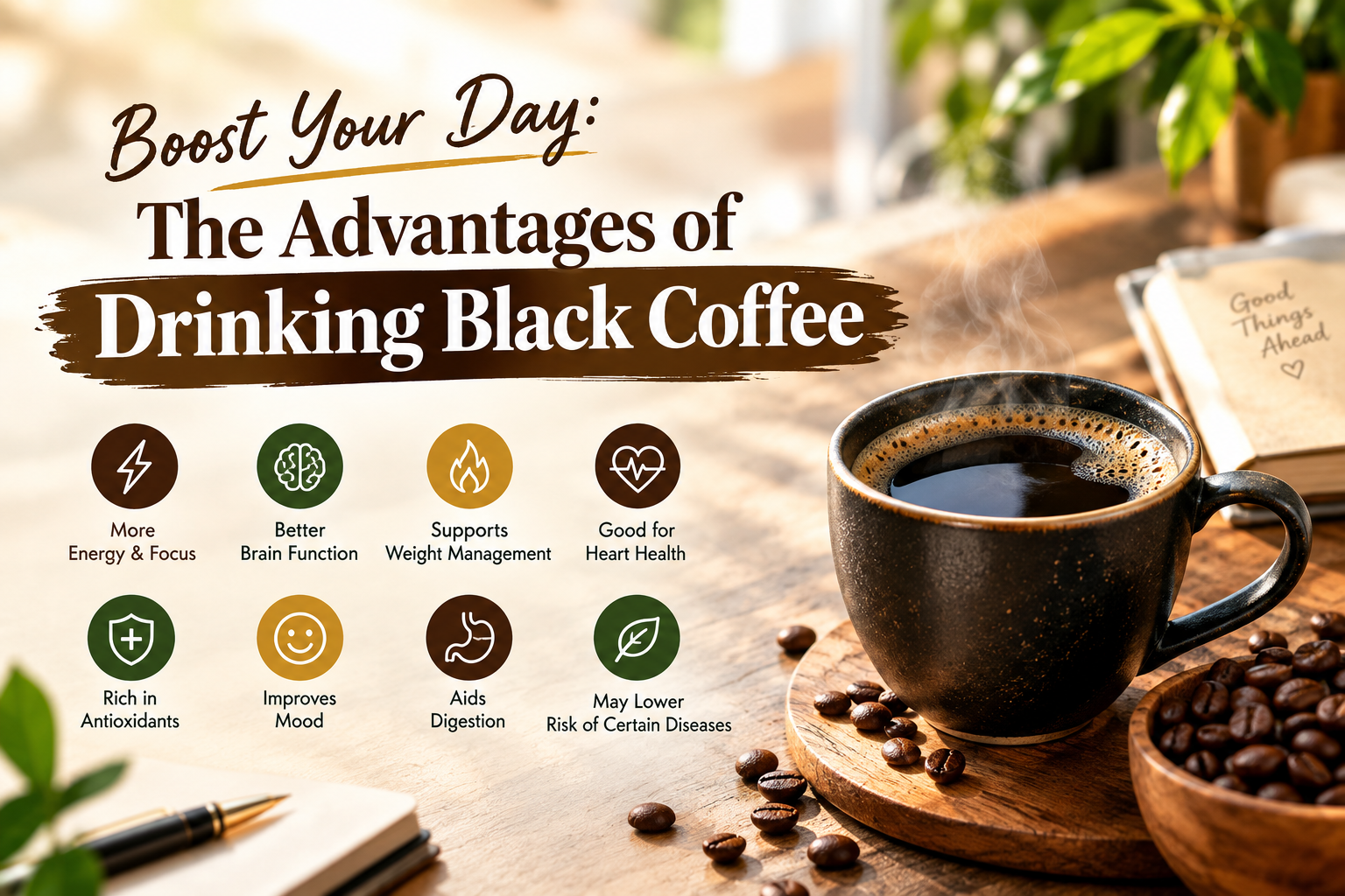 Advantages of Drinking Black Coffee