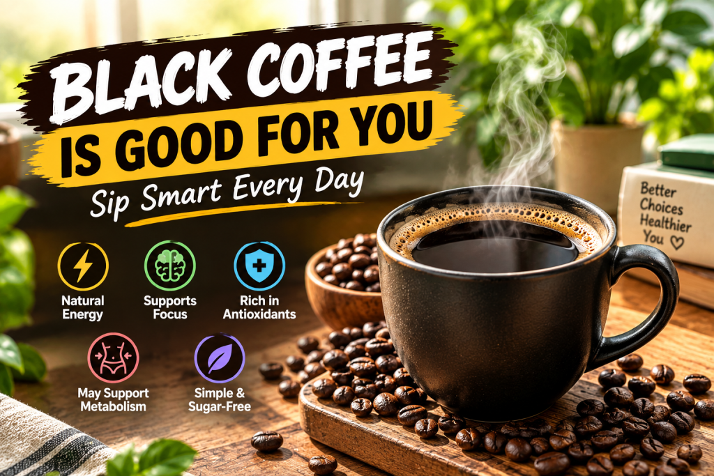 Black Coffee Is Good for You