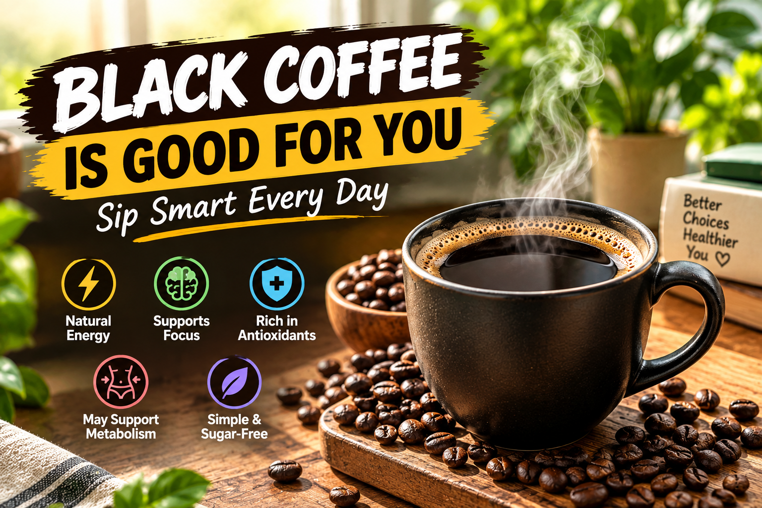 Black Coffee Is Good for You