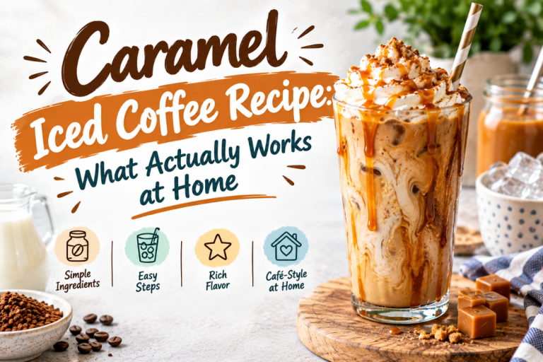 Caramel Iced Coffee Recipe