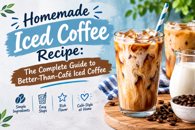 Homemade Iced Coffee Recipe