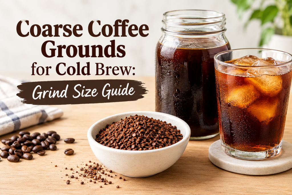 Coarse Coffee Grounds for Cold Brew
