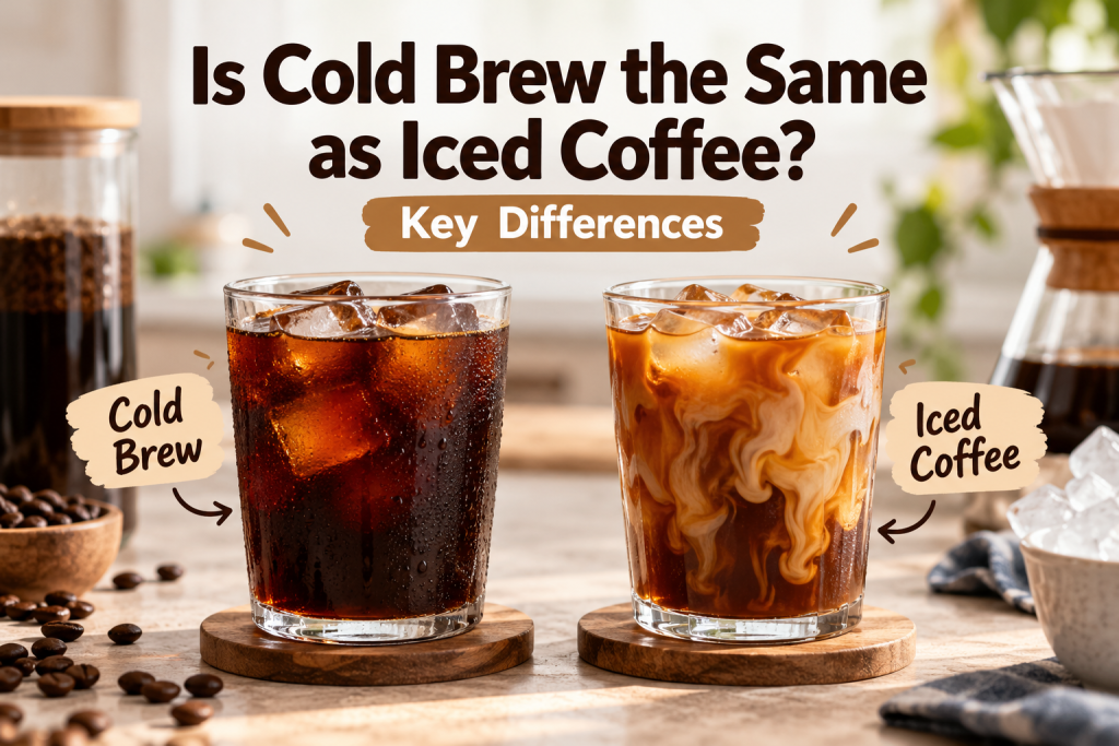 Is Cold Brew the Same as Iced Coffee
