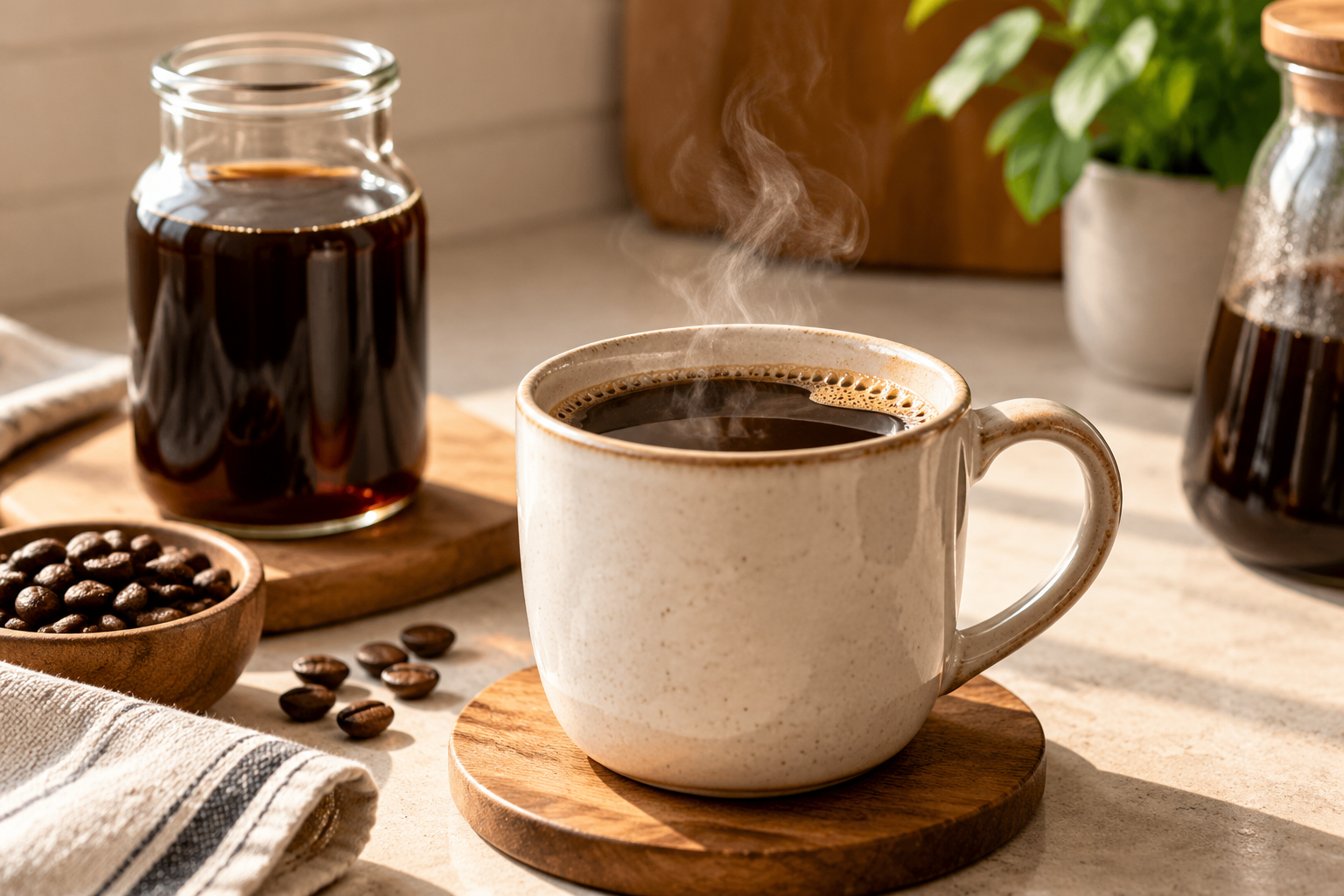 Drink Cold Brew Coffee Hot